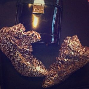 Sequin Booties